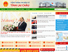 Tablet Screenshot of laichau.gov.vn